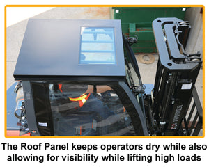 TuffCab Forklift Panel Cab Enclosure